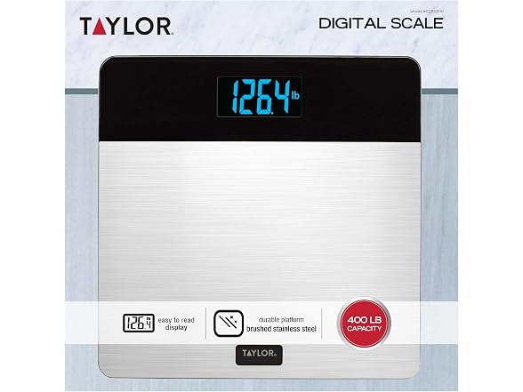 Taylor Digital Brushed Stainless Steel Scale