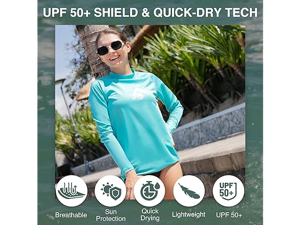 Kanu Surf Women's Aqua Rashguard (XL)