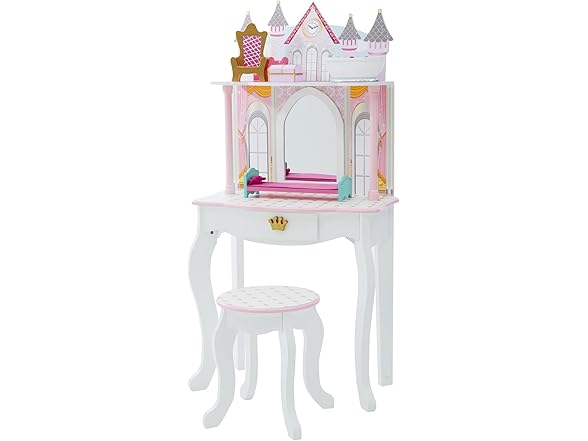 Teamson Kids Dreamland Princess Play Vanity Set