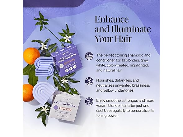 Kitsch Toning Purple Shampoo & Conditioner