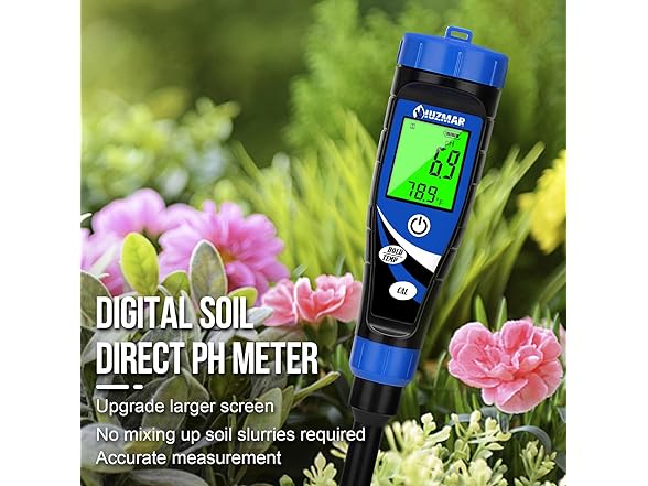 UIUZMAR Soil pH Meter Digital Test