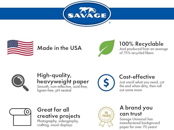 Savage Seamless Paper Photography Backdrop