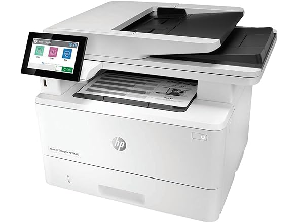 HP LaserJet Enterprise MFP M430f Monochrome All-in-One Printer with Built-in Ethernet & 2-Sided Printing (3PZ55A),White, Large (Open Box)
