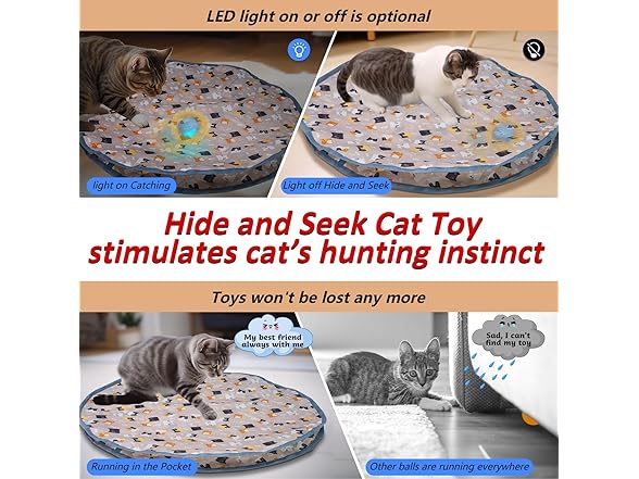 Mdupw Rechargeable Electric Cat Toys