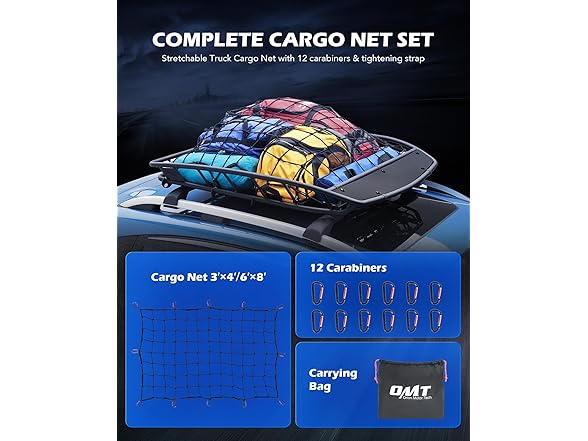 Orion Motor Tech 3x4 ft Heavy Duty Cargo Net