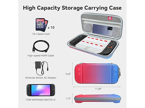 TCMOT Switch 2 Carrying Case