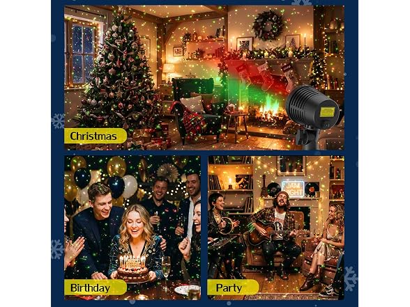 EIUQH Christmas Projector Lights Outdoor