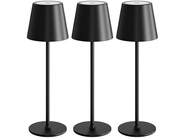 2 Pack Cordless Table Lamp Rechargeable