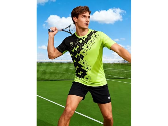Jeansian Men (S) Activewear T-Shirt Sport Tee Tops