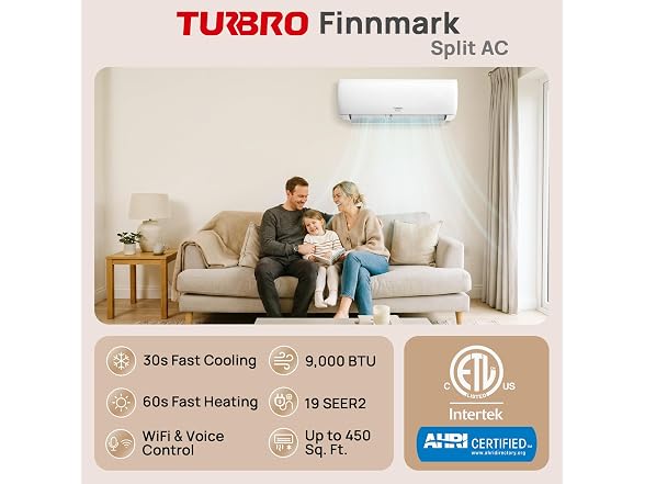 TURBRO FM9K230 Split AC, 9K 230V,WIFI