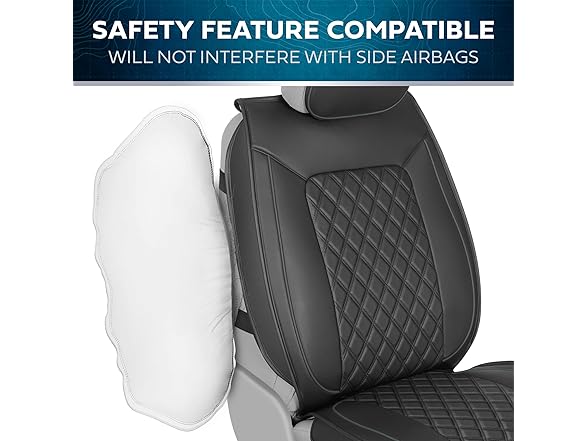 Faux Leather Seat Covers Full Set