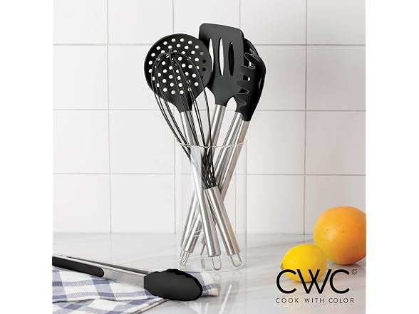 Silicone Kitchen Cooking Utensils Set