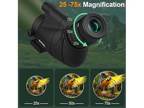 WOZEL Spotting Scope with Tripod