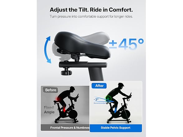 MERACH Orange Magnetic Exercise Bike