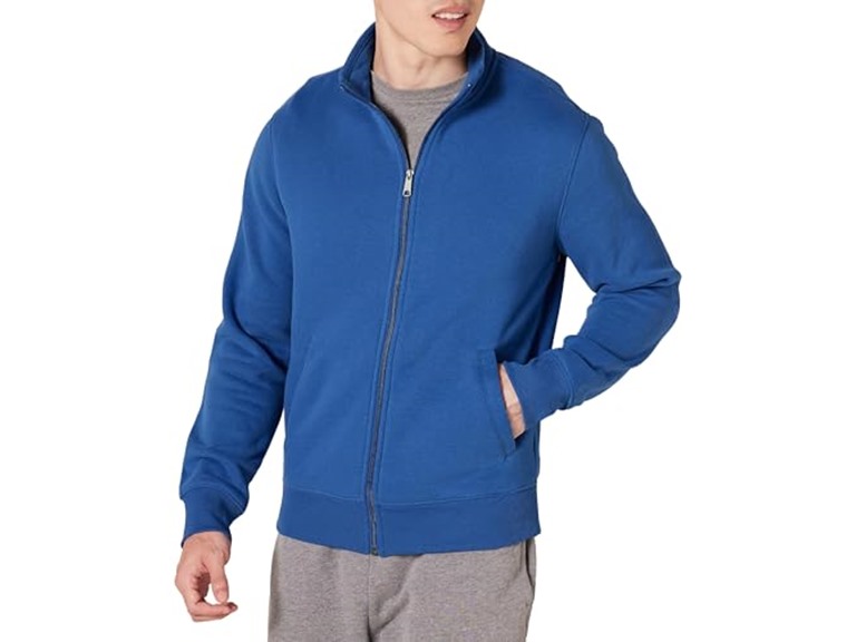 Amazon Essentials Men Fleece Zip Up Mock Neck - Gallery 15