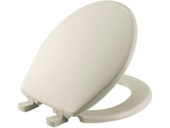 Bemis Slow Close Toilet Seat, Easy Clean Hinges