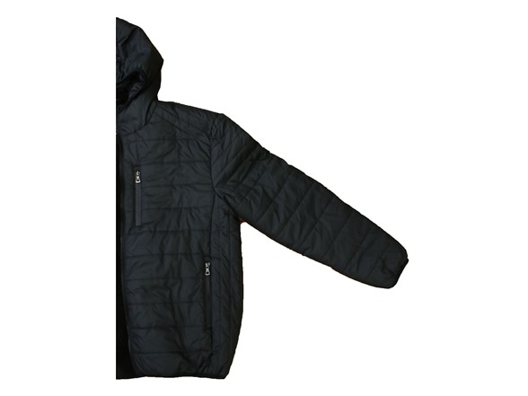 Womens Fleece-Lined Hooded Puffer Jacket