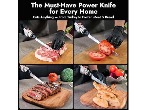 iKoffy Electric Knife for Meat Slicing