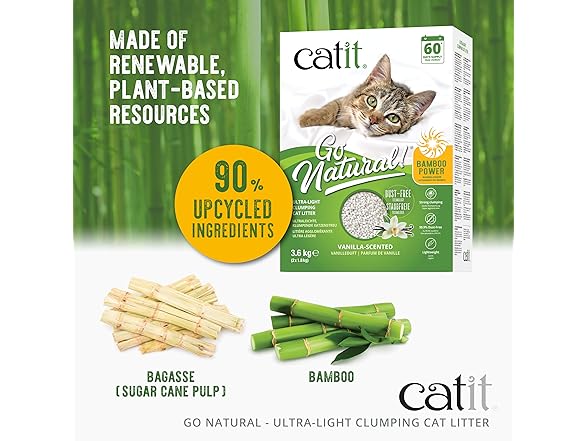 Catit Go Natural Ultra-Light Clumping Cat Litter