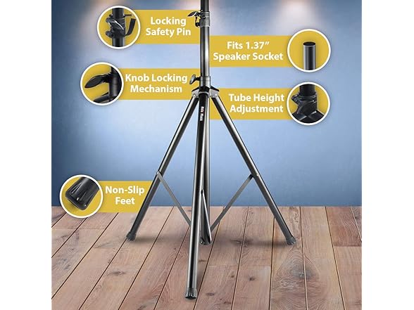 (Pair) Hola! Music PA Speaker Stands (HPS-200PA)
