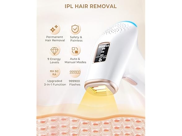 LYSMOSKI LYSMOSKI Laser Hair Removal Device for W