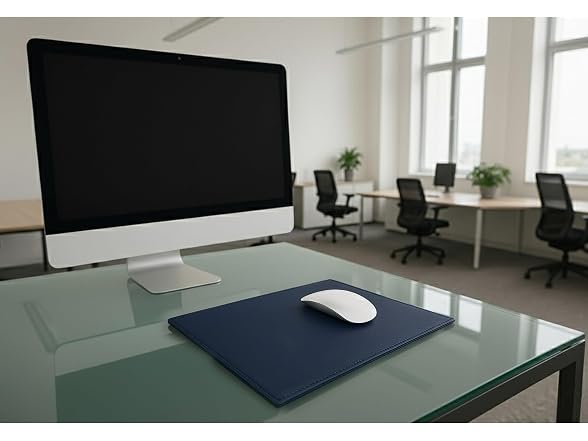 Dacasso Navy Blue Bonded Rectangular