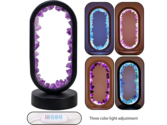 MOKACRYSTAL Flourite Lamp