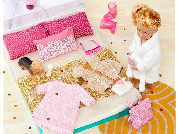 Lori Dolls – Living Room, Kitchen, Bedroom, Outdoor Patio Loft