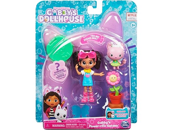 Gabby’s Dollhouse, Flower-rific Garden Set