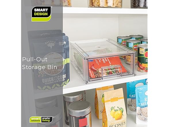 Pull-Out Stackable Storage Bin - Small 