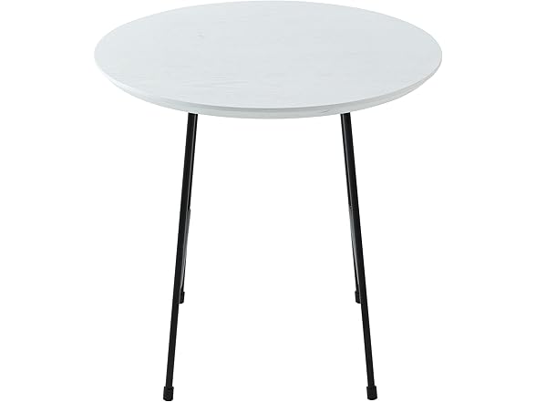 LeisureMod Rossmore Round Side Table