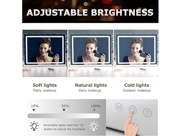 Despful Despful Makeup Vanity Mirror with Lights