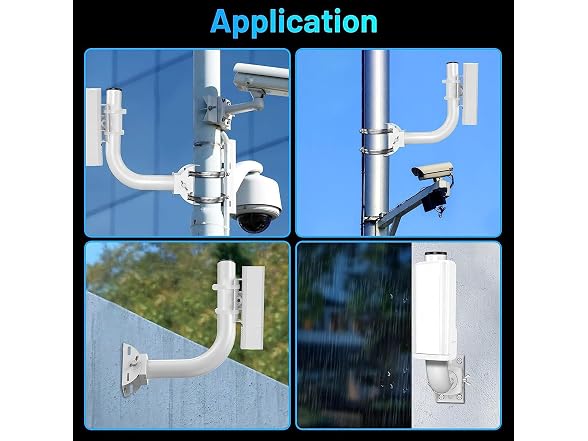 2PCS Bridge Bracket Mount, Pole and