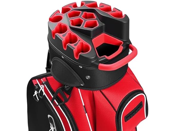 UNIHIMAL BC6275260307559 Red Golf Cart Bag Pro