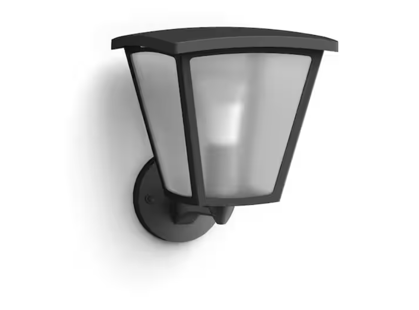 Philips Hue White Inara Black Outdoor LED Wall Lantern - Gallery 8