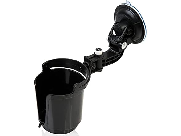 Zone Tech GA0038 Recessed Folding Cup Drink Holder Black
