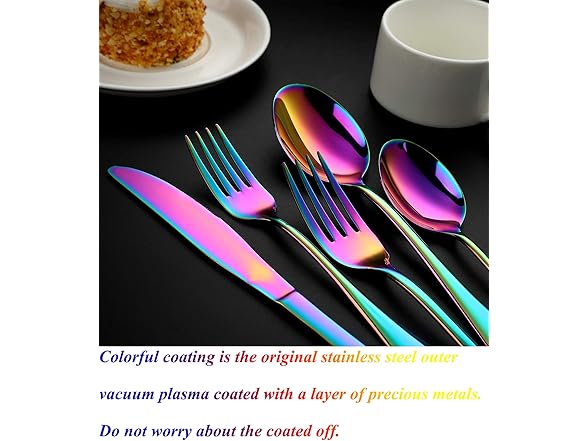 WYT Colorful Silverware Set