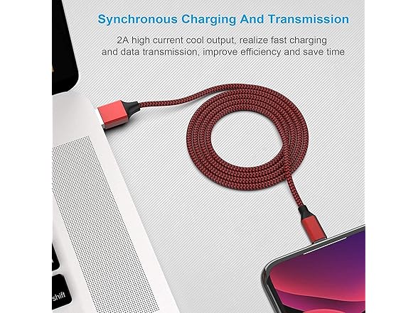 12 Pack Lightning iPhone Charging Cables