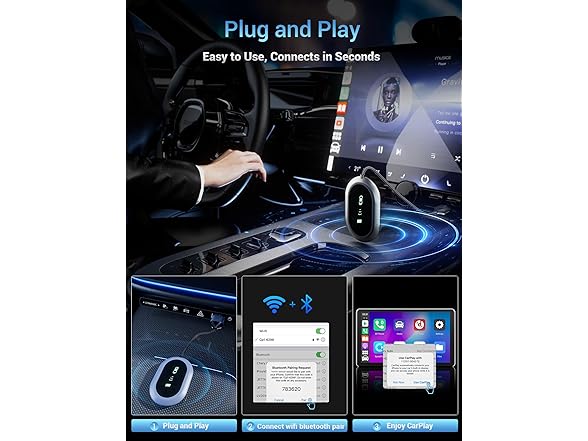 XMUNIHA Wireless CarPlay Adapter