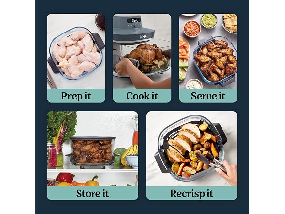 Ninja Crispi Pro 6-in-1 Glass Air Fryer - Gallery 11