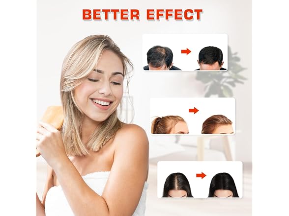 Laser Hair Growth Cap Red Light Therapy Black