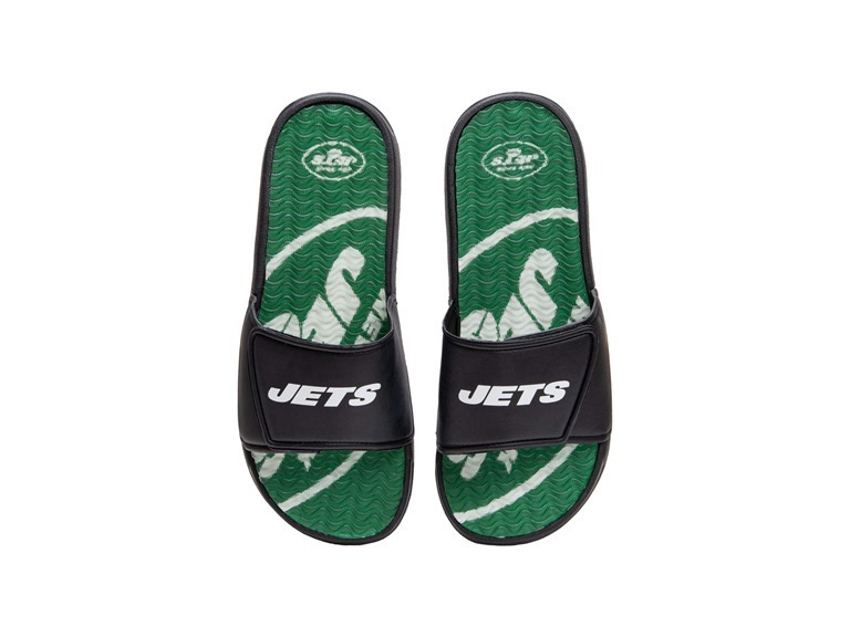JETS Wordmark Gel Slides (L)