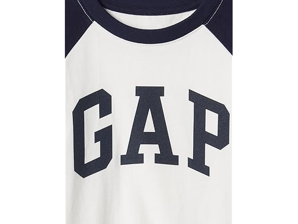 GAP Boys Long Sleeve Logo Raglan Tee Uniform