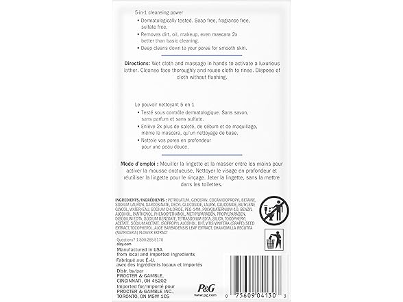 Olay Cleansing Wipes
