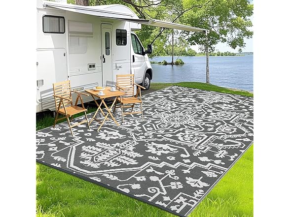 GarveeHome 9'x18' Large Outdoor Rug