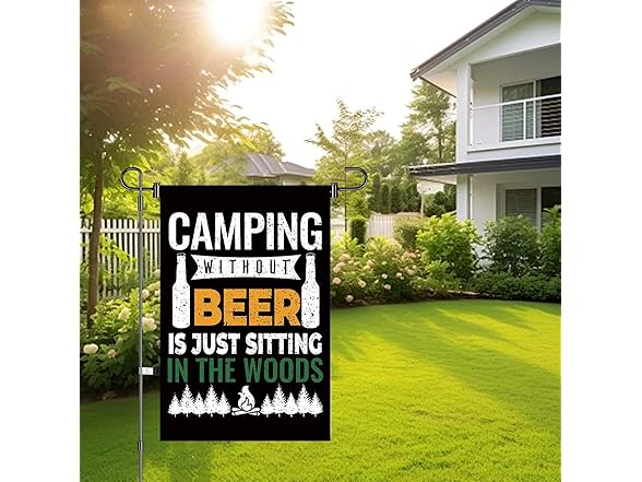 Never Stop Exploring Garden Flag 12x18