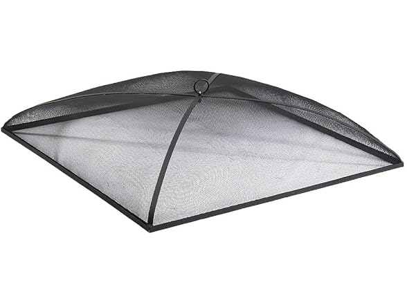 Sunnydaze 31" Heavy-Duty Steel Mesh Fire Pit Spark Screen Cover