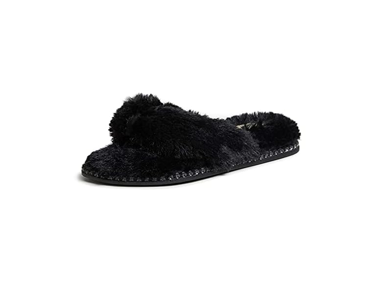 Dearfoams Women's Marie Furry Slippers