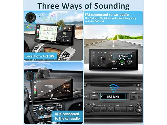 10.3" Wireless CarPlay Screen w/ GPS