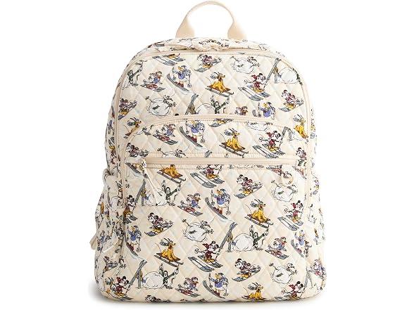 Vera Bradley Bancroft Backpack, Downhill Skiing Mickey and Friends